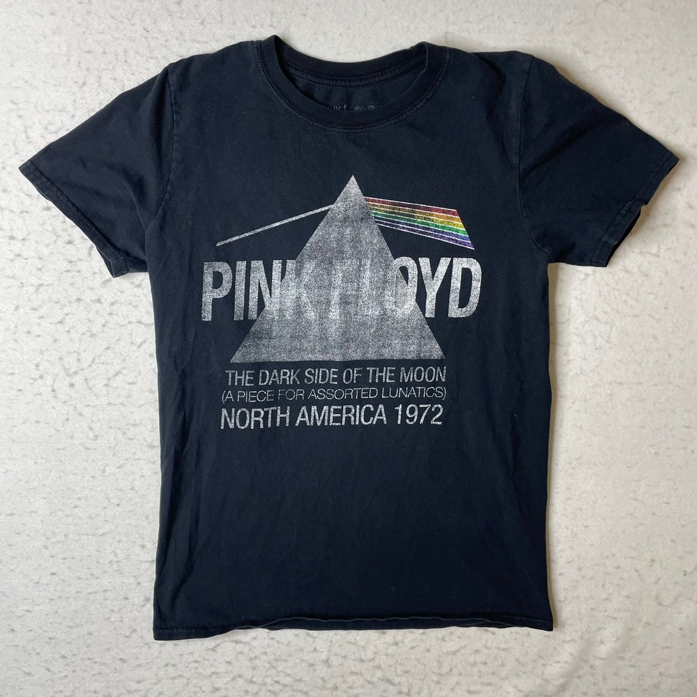 Pink Floyd The Dark‎ Side of the Moon North America 1972 T Shirt Black Size S